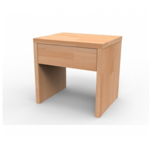 Obrázok pre Nočný stolík z masívu UNI so zásuvkou